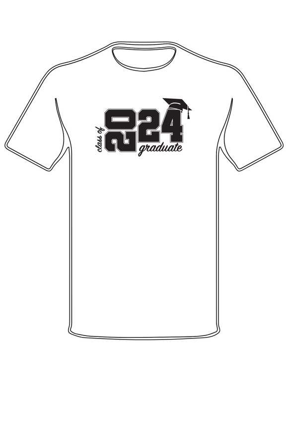 2024 Graduate T-Shirt (With Cap)