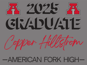 Graduation Shadow Lettering Sign (18x24)