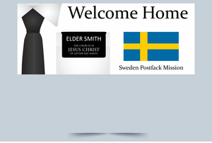 Missionary Banner With Tie (2'x4')