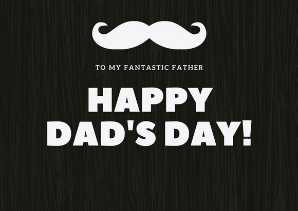 Mustache Dads Day Sign (18x24)