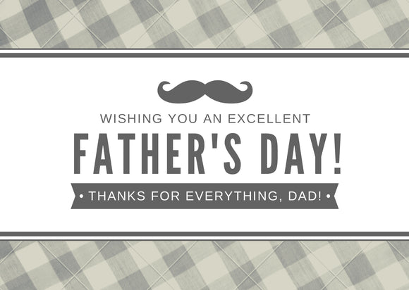 Plaid Fathers Day Sign (18x24)