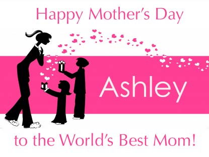 Hearts Mothers Day Sign (18x24)